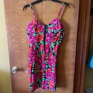 Adorable Cotton Floral Print Summer Dress